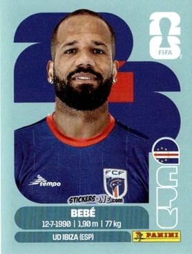 Figurina Bebe - Fifa World Cup 2026. Standard Edition n. CPV20 - Panini