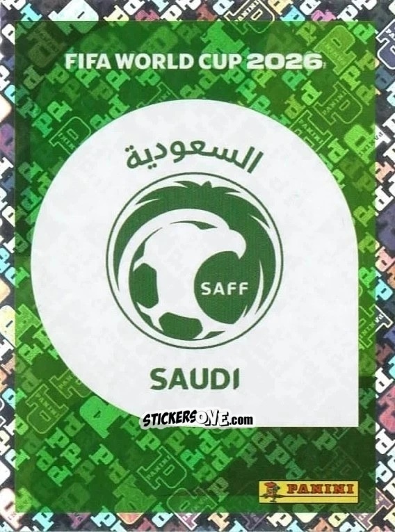 Figurina Emblem - Fifa World Cup 2026. Standard Edition n. KSA1 - Panini