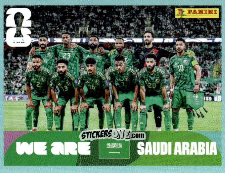 Sticker Team Photo - Fifa World Cup 2026. Standard Edition n. KSA13 - Panini