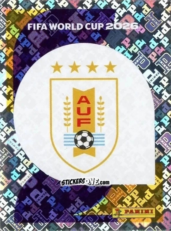 Cromo Emblem - Fifa World Cup 2026. Standard Edition n. URU1 - Panini