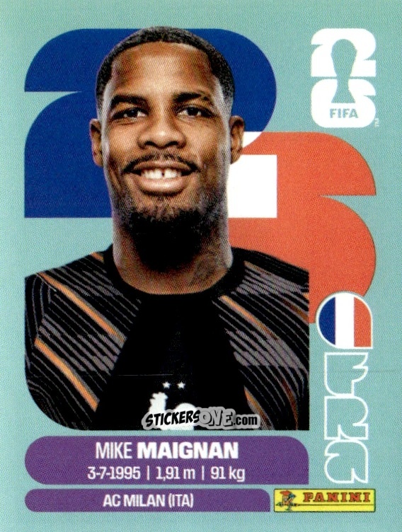 Figurina Mike Maignan - Fifa World Cup 2026. Standard Edition n. FRA2 - Panini