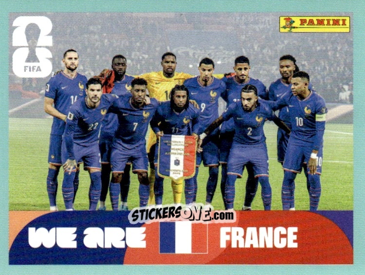Figurina Team Photo - Fifa World Cup 2026. Standard Edition n. FRA13 - Panini