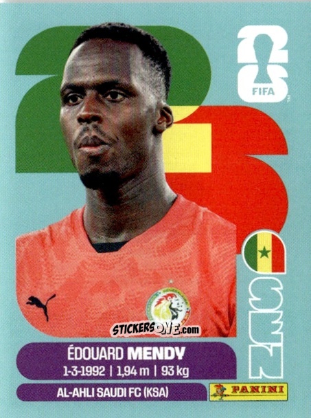 Sticker Édouard Mendy - Fifa World Cup 2026. Standard Edition n. SEN2 - Panini