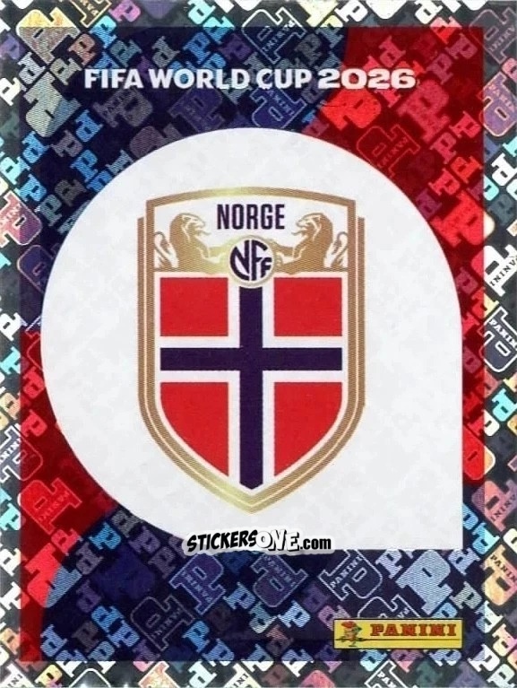 Cromo Emblem - Fifa World Cup 2026. Standard Edition n. NOR1 - Panini