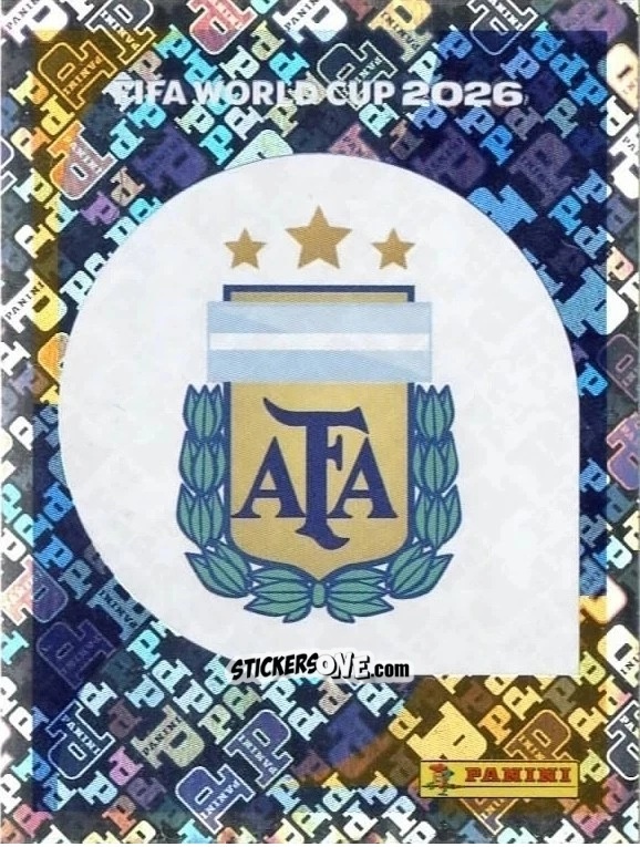 Sticker Emblem - Fifa World Cup 2026. Standard Edition n. ARG1 - Panini