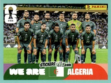 Cromo Team Photo - Fifa World Cup 2026. Standard Edition n. ALG13 - Panini