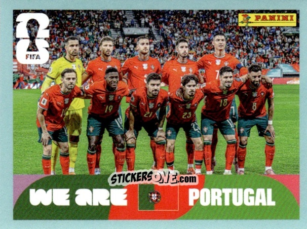 Cromo Team Photo - Fifa World Cup 2026. Standard Edition n. POR13 - Panini