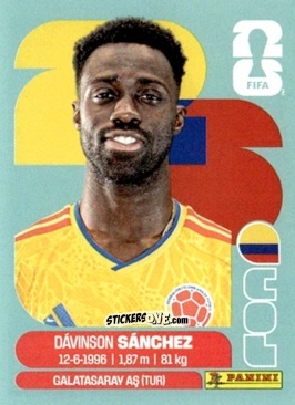 Figurina Dávinson Sánchez - Fifa World Cup 2026. Standard Edition n. COL4 - Panini
