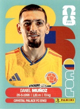 Sticker Daniel Munoz - Fifa World Cup 2026. Standard Edition n. COL6 - Panini