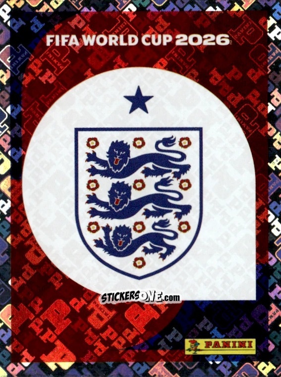 Cromo Emblem - Fifa World Cup 2026. Standard Edition n. ENG1 - Panini