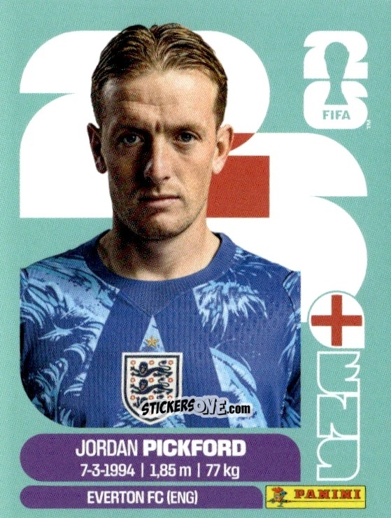 Sticker Jordan Pickford - Fifa World Cup 2026. Standard Edition n. ENG2 - Panini