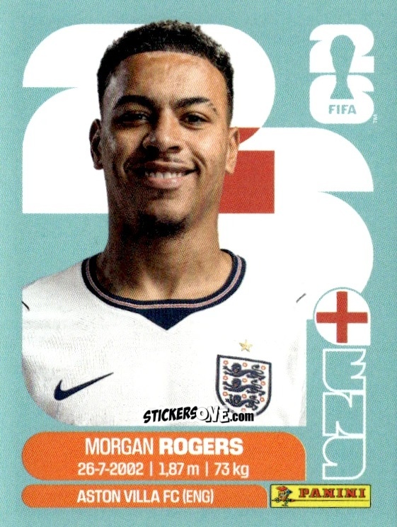 Sticker Morgan Rogers - Fifa World Cup 2026. Standard Edition n. ENG14 - Panini