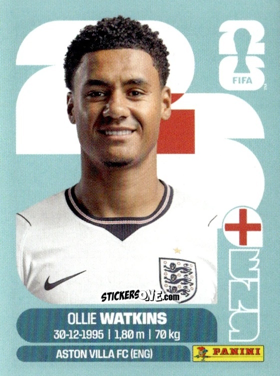 Cromo Ollie Watkins - Fifa World Cup 2026. Standard Edition n. ENG20 - Panini