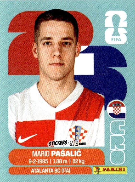 Cromo Mario Pasalic - Fifa World Cup 2026. Standard Edition n. CRO14 - Panini