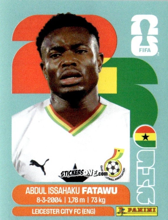 Sticker Abdul Issahaku Fatawu - Fifa World Cup 2026. Standard Edition n. GHA9 - Panini