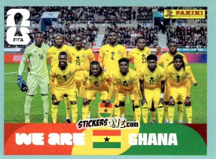 Sticker Team Photo - Fifa World Cup 2026. Standard Edition n. GHA13 - Panini
