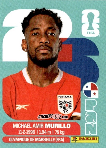Cromo Michael Amir Murillo - Fifa World Cup 2026. Standard Edition n. PAN6 - Panini