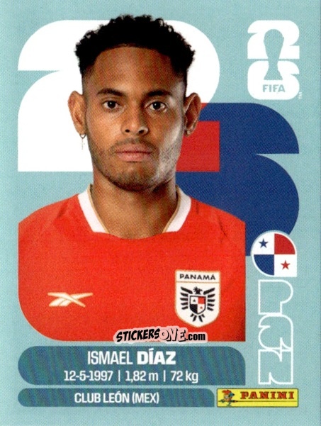 Cromo Ismael Díaz - Fifa World Cup 2026. Standard Edition n. PAN16 - Panini