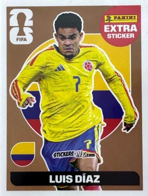 Cromo Luis Díaz - Fifa World Cup 2026. Standard Edition n. LD - Panini