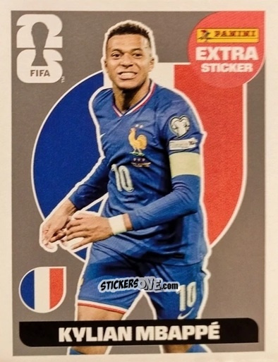 Sticker Kylian Mbappé - Fifa World Cup 2026. Standard Edition n. KM - Panini
