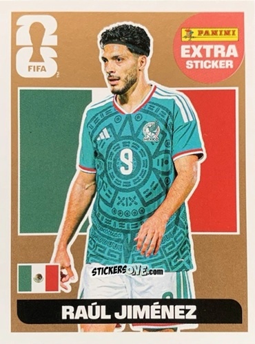 Figurina Raúl Jiménez - Fifa World Cup 2026. Standard Edition n. RJ - Panini