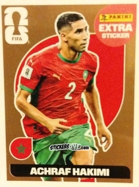Figurina Achraf Hakimi - Fifa World Cup 2026. Standard Edition n. AH - Panini