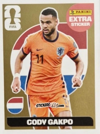 Cromo Cody Gakpo - Fifa World Cup 2026. Standard Edition n. CG - Panini