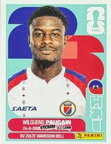Sticker Wilguens Paugain - Fifa World Cup 2026. Standard Edition n. HAI8U - Panini