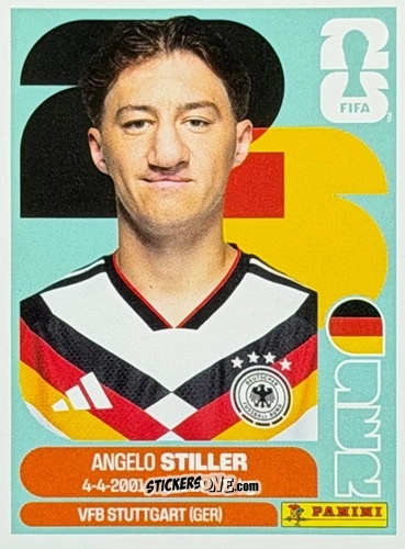 Sticker Angelo Stiller - Fifa World Cup 2026. Standard Edition n. GER9U - Panini