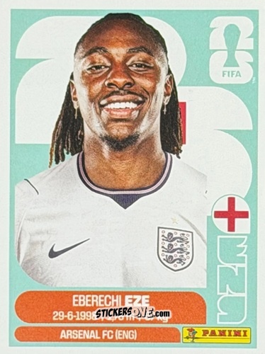 Cromo Eberechi Eze - Fifa World Cup 2026. Standard Edition n. ENG12U - Panini