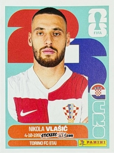 Figurina Nikola Vlašić - Fifa World Cup 2026. Standard Edition n. CRO12U - Panini