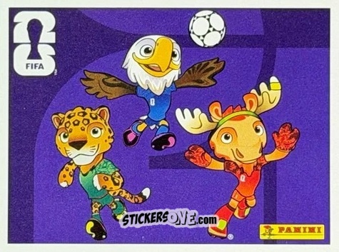 Cromo Mascottes - Fifa World Cup 2026. Standard Edition n. M1 - Panini