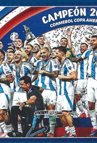 Cromo Team Photo PUZ - Copa América Argentina Campeón 2024
 n. 1C - Panini