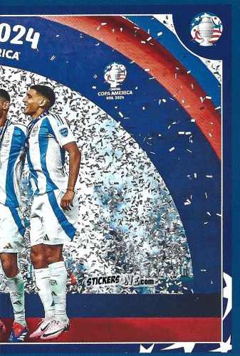 Cromo Team Photo PUZ - Copa América Argentina Campeón 2024
 n. 1D - Panini