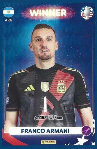 Sticker Franco Armani - Copa América Argentina Campeón 2024
 n. 2 - Panini