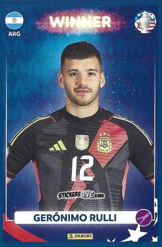 Cromo Gerónimo Rulli - Copa América Argentina Campeón 2024
 n. 3 - Panini