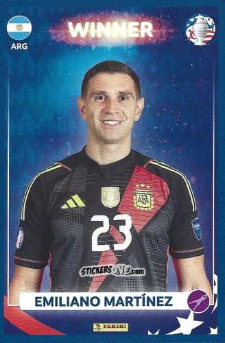 Figurina Emiliano Martínez - Copa América Argentina Campeón 2024
 n. 4 - Panini