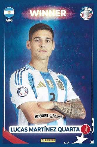 Sticker Lucas Martínez Quarta - Copa América Argentina Campeón 2024
 n. 5 - Panini