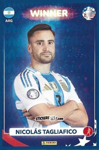 Cromo Nicolás Tagliafico - Copa América Argentina Campeón 2024
 n. 6 - Panini