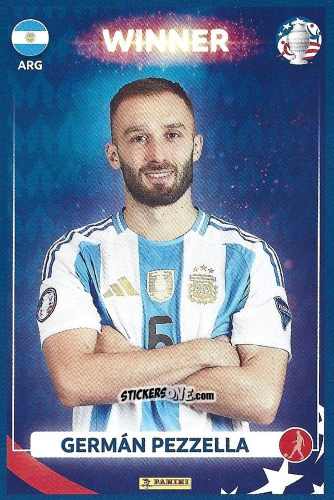 Figurina Germán Pezzella - Copa América Argentina Campeón 2024
 n. 8 - Panini