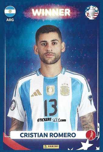 Sticker Cristian Romero - Copa América Argentina Campeón 2024
 n. 10 - Panini
