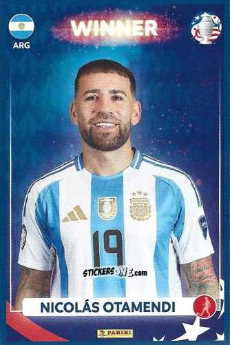 Figurina Nicolás Otamendi - Copa América Argentina Campeón 2024
 n. 11 - Panini