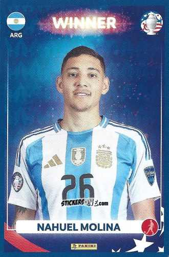 Figurina Nahuel Molina - Copa América Argentina Campeón 2024
 n. 13 - Panini