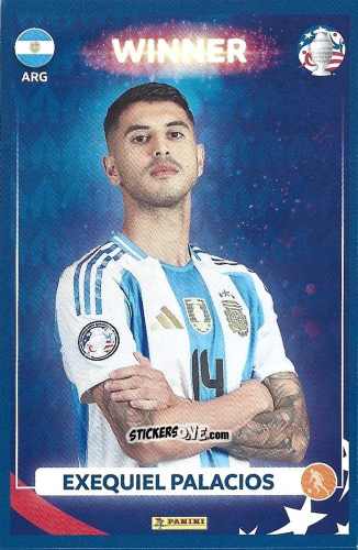 Sticker Exequiel Palacios - Copa América Argentina Campeón 2024
 n. 16 - Panini