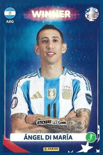 Figurina Ángel Di María - Copa América Argentina Campeón 2024
 n. 23 - Panini