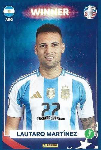 Figurina Lautaro Martínez - Copa América Argentina Campeón 2024
 n. 27 - Panini