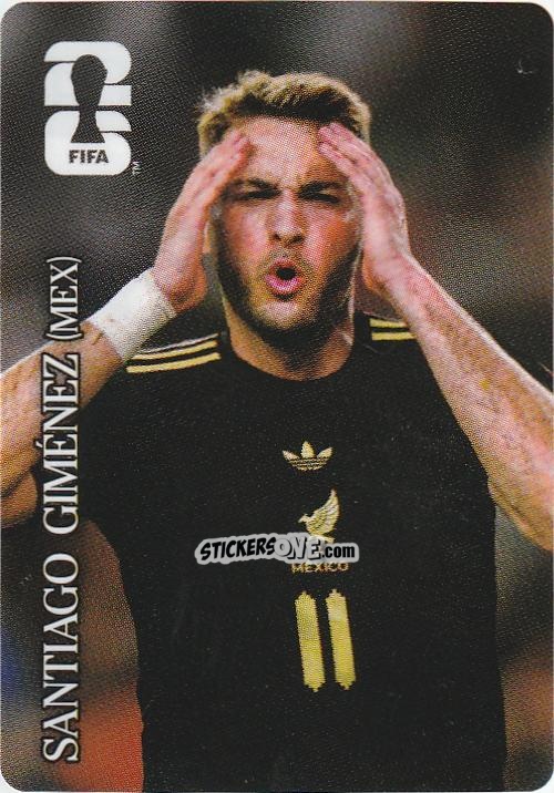 Figurina Santiago Giménez - Coca-Cola FIFA World Cup Stickers (USA)
 n. CC4 - Panini