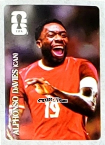 Cromo Alphonso Davies - Coca-Cola FIFA World Cup Stickers (USA)
 n. CC9 - Panini