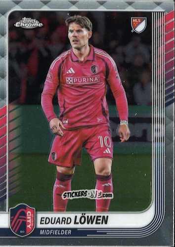 Cromo Eduard Löwen - Chrome MLS 2025
 n. 17 - Topps