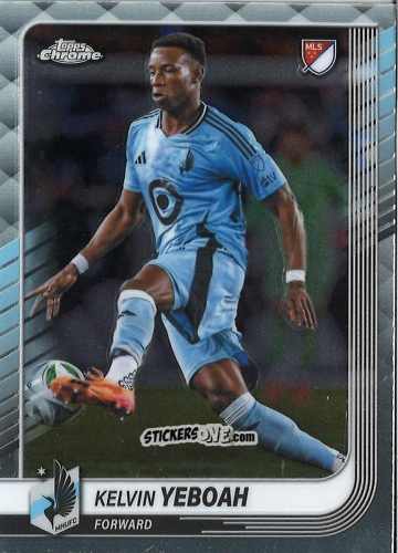 Figurina Kelvin Yeboah - Chrome MLS 2025
 n. 34 - Topps
